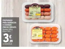 E.Leclerc Preparado para barbacoa o chorizo pincho oreado oferta