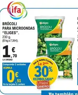 E.Leclerc ELIGES Brócoli para microondas brocoli oferta