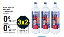 E.Leclerc CABREIROÁ Agua mineral natural oferta