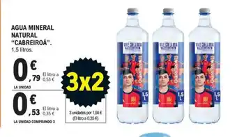 E.Leclerc CABREIROÁ Agua mineral natural oferta