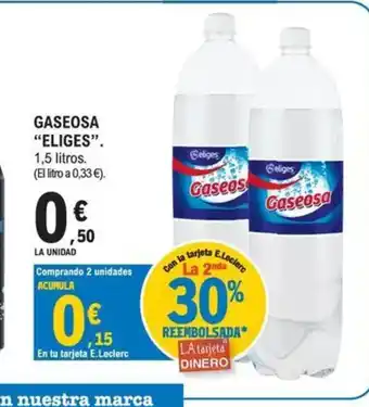 E.Leclerc ELIGES Gaseosa oferta