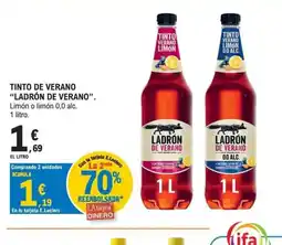 E.Leclerc LADRÓN DE VERANO Tinto de verano oferta