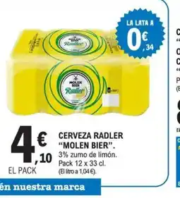 E.Leclerc MOLEN BIER Cerveza radler oferta