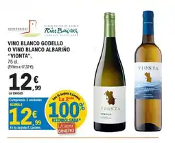 E.Leclerc VIONTA Vino blanco godello o vino blanco albariño oferta