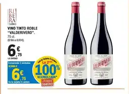 E.Leclerc VALDERIVERO Vino tinto roble oferta