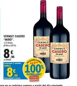 E.Leclerc MIRÓ Vermut casero oferta
