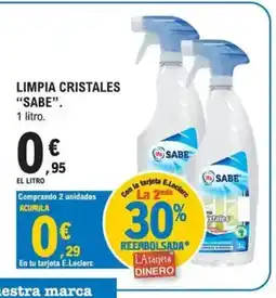 E.Leclerc Limpia cristales oferta