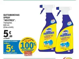 E.Leclerc NEUTREX Quitamanchas spray oferta