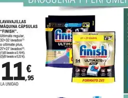 E.Leclerc FINISH Lavavajillas máquina cápsulas oferta