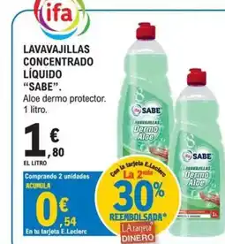 E.Leclerc SABE Lavavajillas concentrado líquido oferta