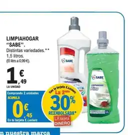 E.Leclerc SABE Limpiahogar oferta