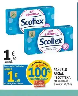 E.Leclerc SCOTTEX Pañuelo facial oferta