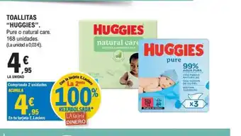 E.Leclerc HUGGIES Toallitas oferta