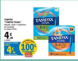 E.Leclerc TAMPAX PEARL Tampón oferta
