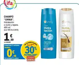 E.Leclerc UNNIA Champú oferta