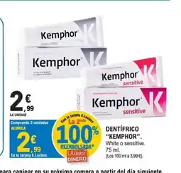 E.Leclerc KEMPHOR Dentifrico oferta