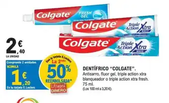 COLGATE Dentifrico