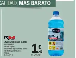 E.Leclerc Lavaparabrisas clean oferta