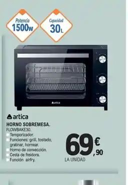 E.Leclerc ARTICA Horno sobremesa oferta