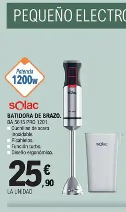 E.Leclerc SOLAC Batidora de brazo. oferta