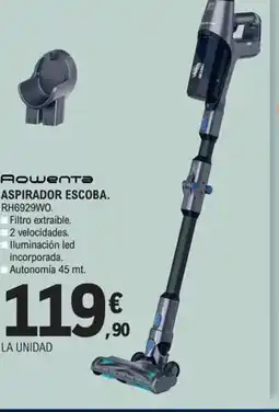 E.Leclerc ROWENTA Aspirador escoba oferta