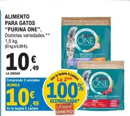 E.Leclerc PURINA ONE Alimento para gatos oferta