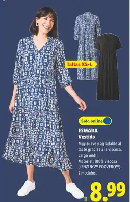 Lidl ESMARA Vestido oferta