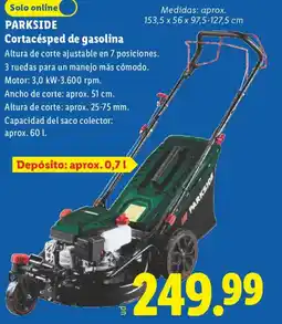 Lidl PARKSIDE Cortacésped de gasolina oferta
