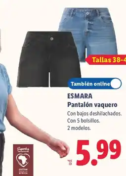 Lidl ESMARA Pantalón vaquero oferta