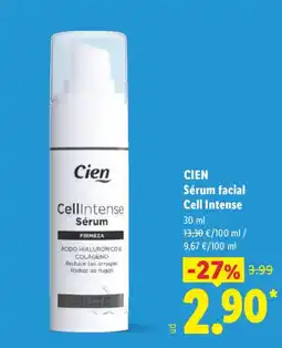 Lidl CIEN Sérum facial Cell Intense oferta