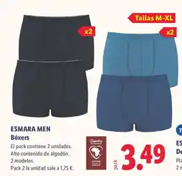 Lidl ESMARA MEN Bóxers oferta