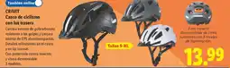 Lidl CRIVIT Casco de ciclismo con luz trasera oferta