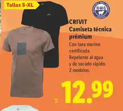 Lidl CRIVIT Camiseta técnica prémium oferta