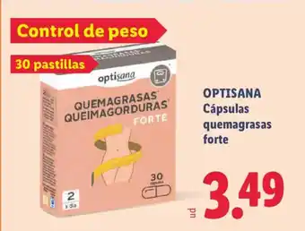 OPTISANA Cápsulas quemagrasas forte