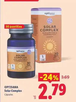Lidl OPTISANA Solar Complex oferta