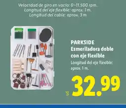 Lidl PARKSIDE Esmeriladora doble con eje flexible oferta