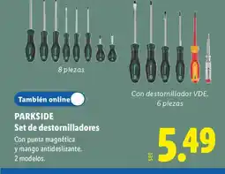 Lidl PARKSIDE Set de destornilladores oferta