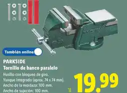 Lidl PARKSIDE Tornillo de banco paralelo oferta