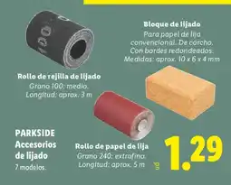 Lidl PARKSIDE Accesorios de lijado oferta