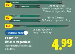 Lidl PARKSIDE Listones magnéticos oferta