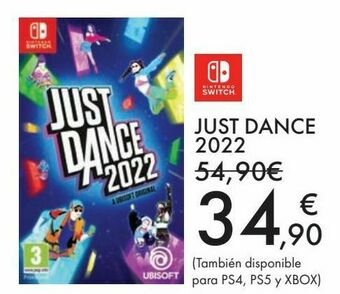 Carrefour Nintendo switch just dance 2022 oferta