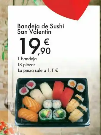 Carrefour Bandeja de sushi san valentín oferta