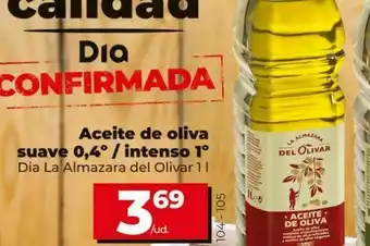 Maxi Dia Aceite de oliva suave 0.4º / intenso 1º dia la almazara del olivar 1l oferta