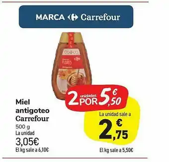 Carrefour Market Miel Antigoteo Carrefour oferta
