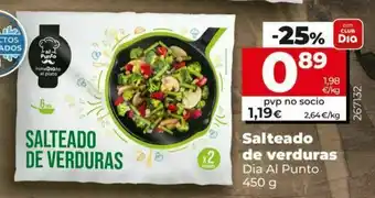 Maxi Dia Salteado de verduras dia al punto 450g oferta