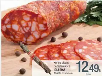Condis Chorizo iglesias oferta