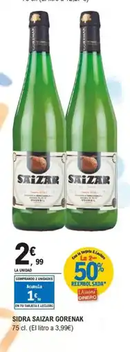 E.Leclerc SAIZAR GORENAK Sidra oferta