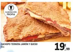 E.Leclerc Cachopo ternera jamón y queso oferta
