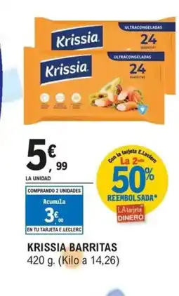 E.Leclerc KRISSIA Barritas oferta