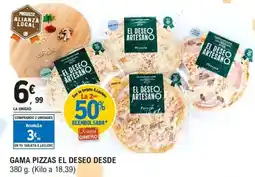 E.Leclerc Gama pizzas el deseo desde oferta